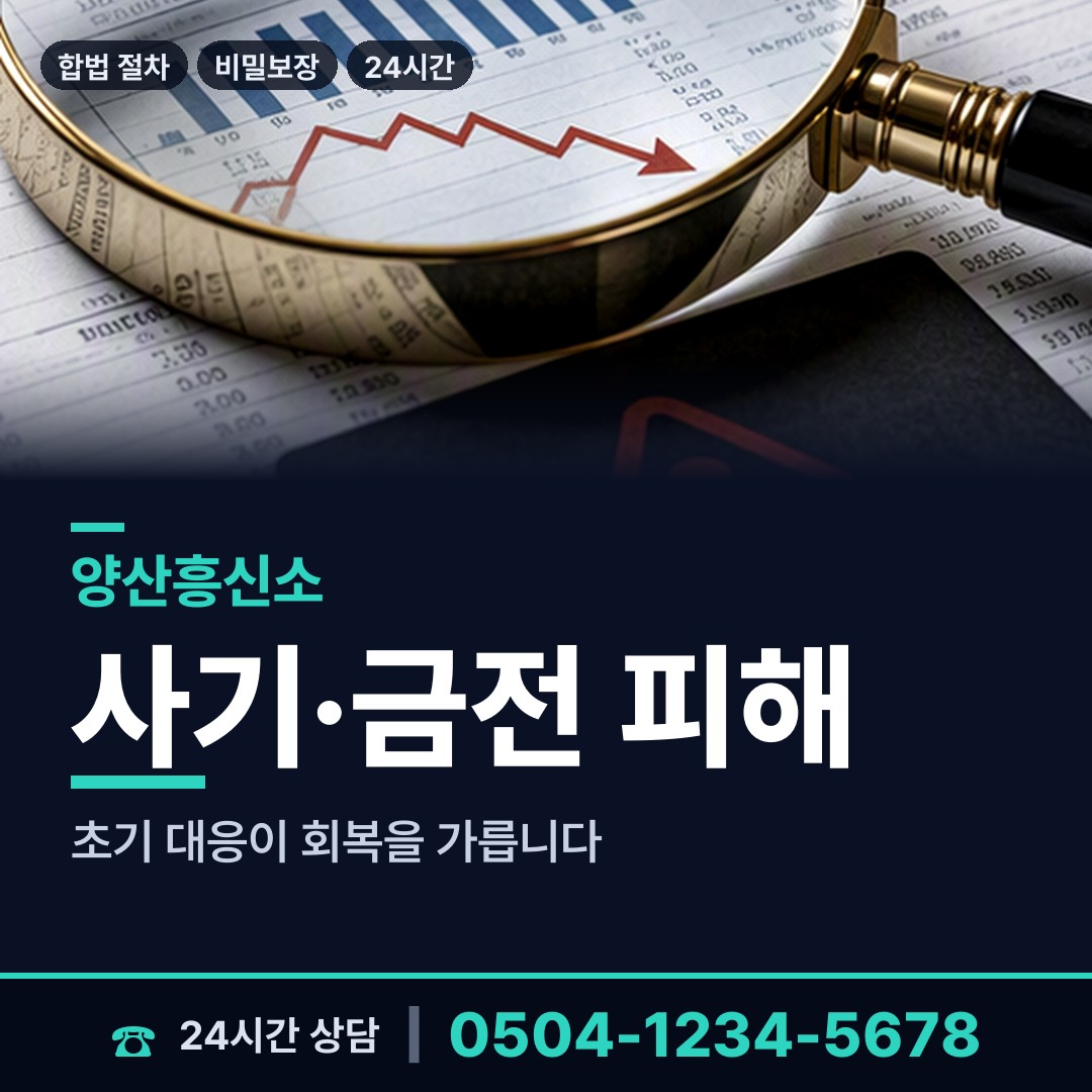양산 동면 배경조사 상담 안내